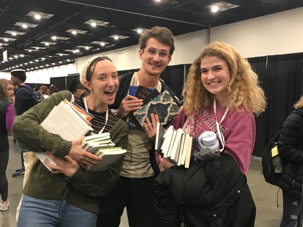 Students with Books