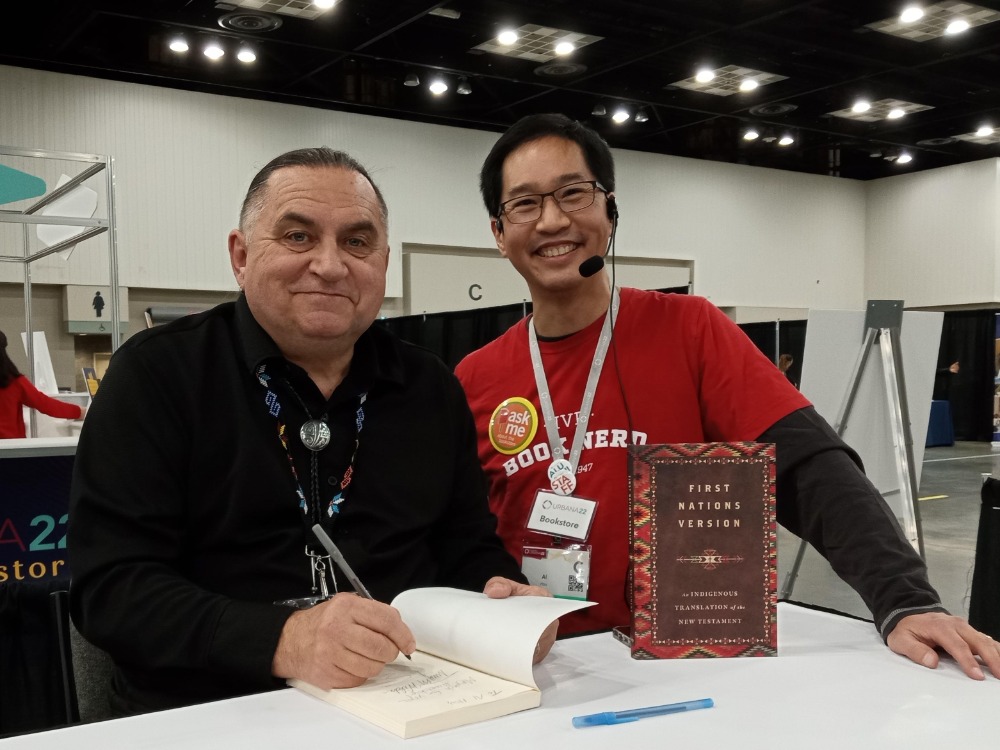Terry Wildman First Nations Version Book Signing