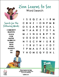 Zion Learns to See Word Search